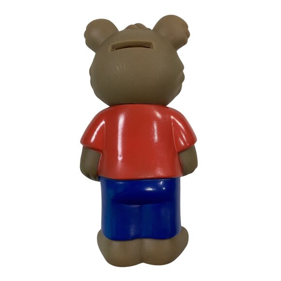 Vintage 90s Shoneys Restaurant Shoney Bear Coin Bank Promotional Figure 8" 1993 - Picture 3 of 5